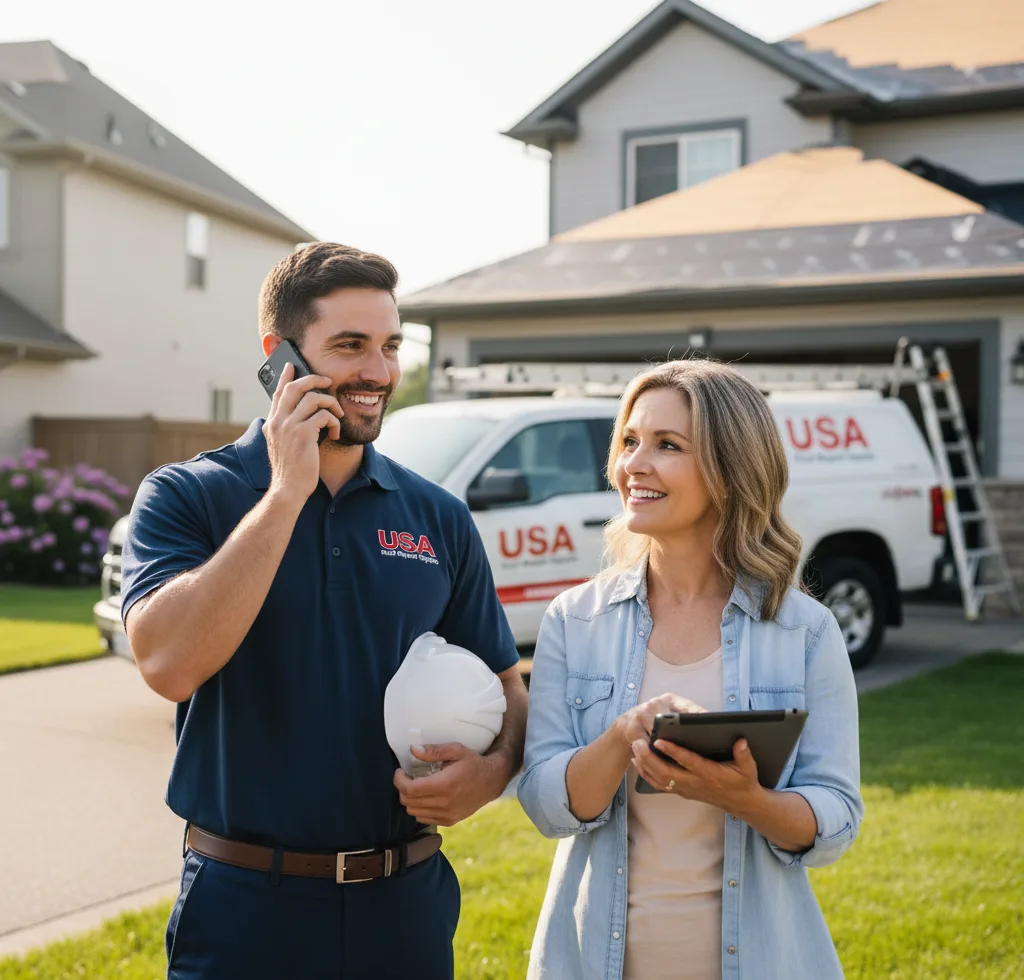 USA Roof Repair Experts customer support in Suffolk